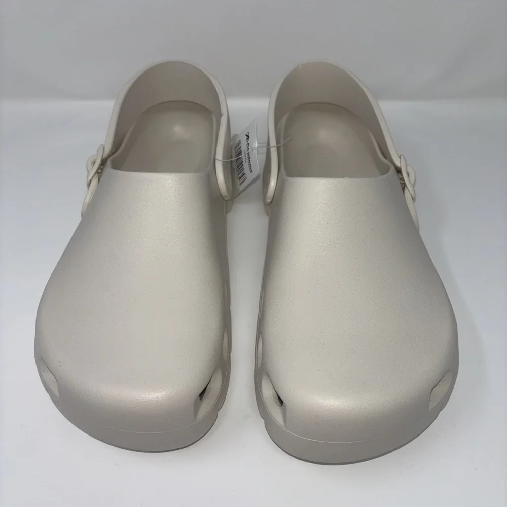 BIRKENSTOCK Unisex 43  Birki Flow EVA Sandal Slipper Eggshell